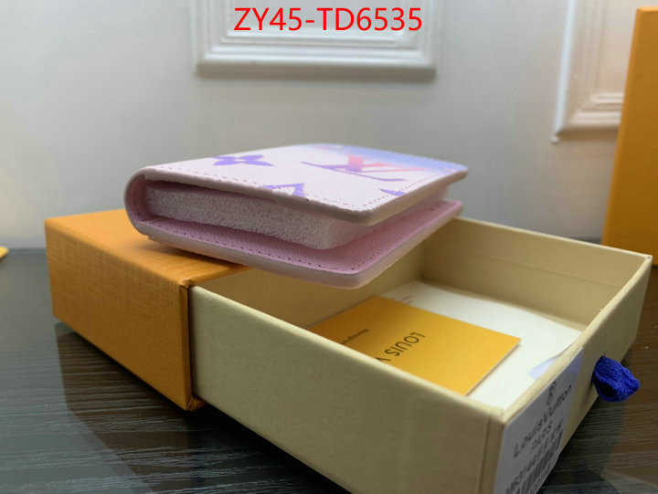 LV Bags(4A)-Wallet,top quality designer replica ,ID: TD6535,$: 45USD