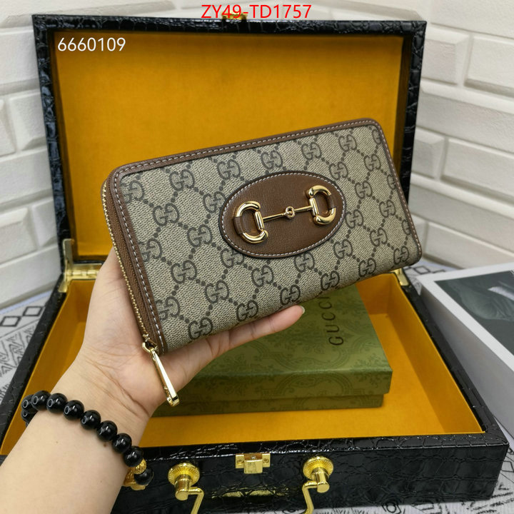 Gucci Bags(4A)-Wallet-,ID: TD1757,$: 49USD