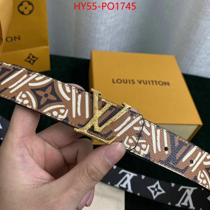 Belts-LV,7 star quality designer replica , ID: PO1745,$: 55USD