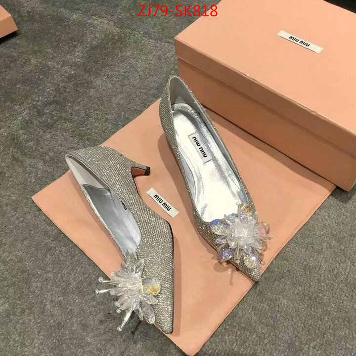 Women Shoes-Miu Miu,buy first copy replica ,can you buy knockoff , ID: SK818,$:79USD