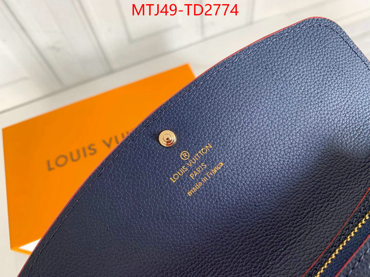 LV Bags(4A)-Wallet,ID: TD2774,$: 49USD
