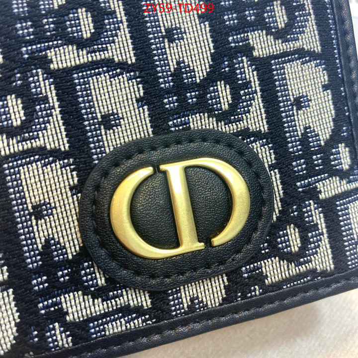 Dior Bags(4A)-Wallet-,ID: TD499,$: 59USD