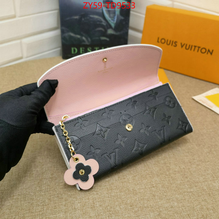 LV Bags(4A)-Wallet,online ,ID: TD9533,$: 59USD