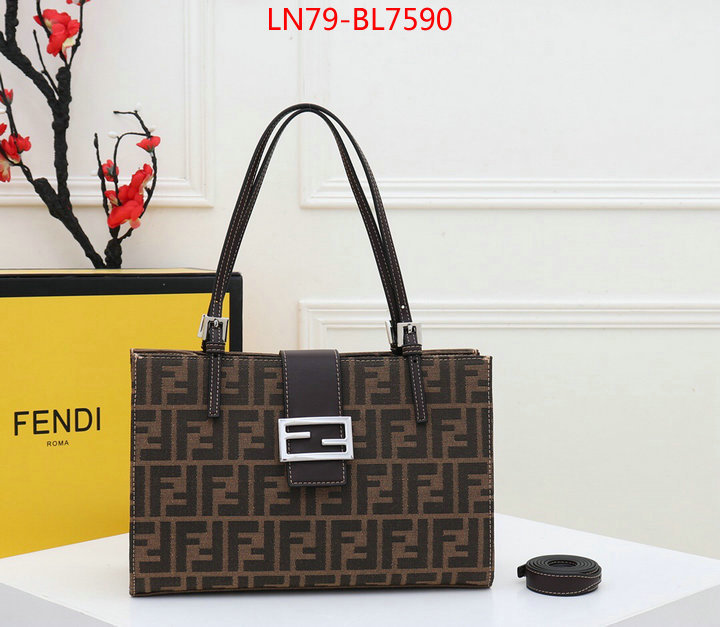 Fendi Bags(4A)-Baguette-,designer high replica ,ID: BL7590,$: 79USD