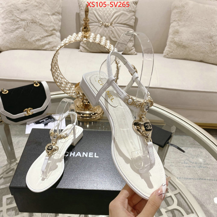 Women Shoes-Chanel,top quality designer replica , ID: SV265,$: 105USD