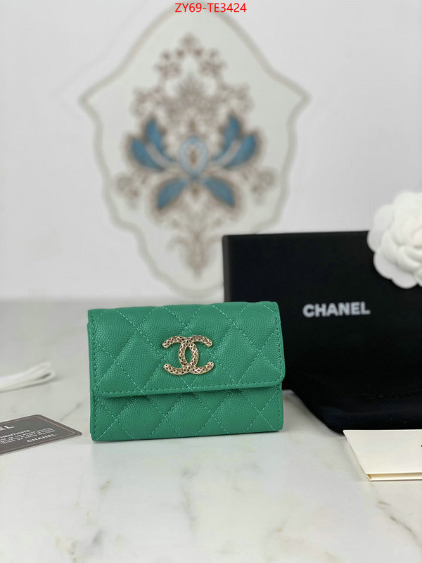 Chanel Bags(4A)-Wallet-,ID: TE3424,$: 69USD