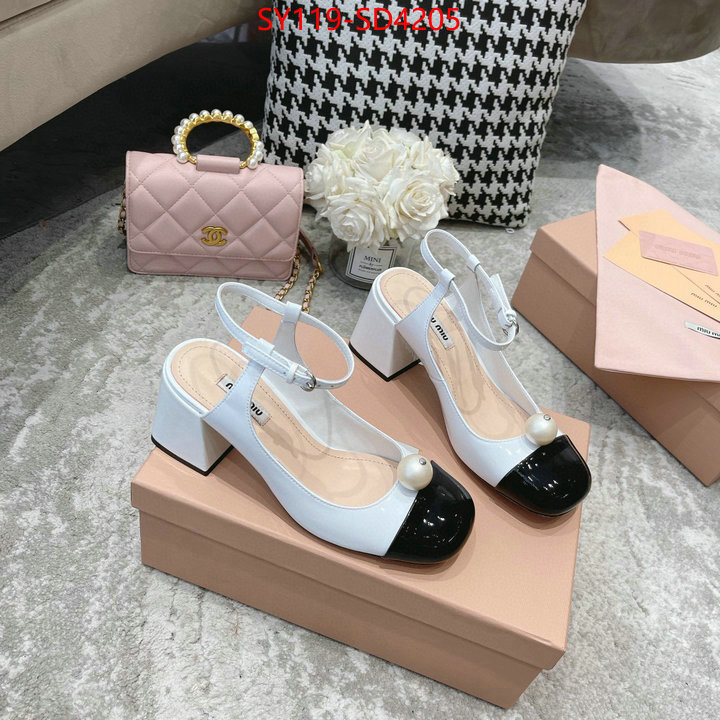 Women Shoes-Miu Miu,replica sale online , ID: SD4205,$: 119USD