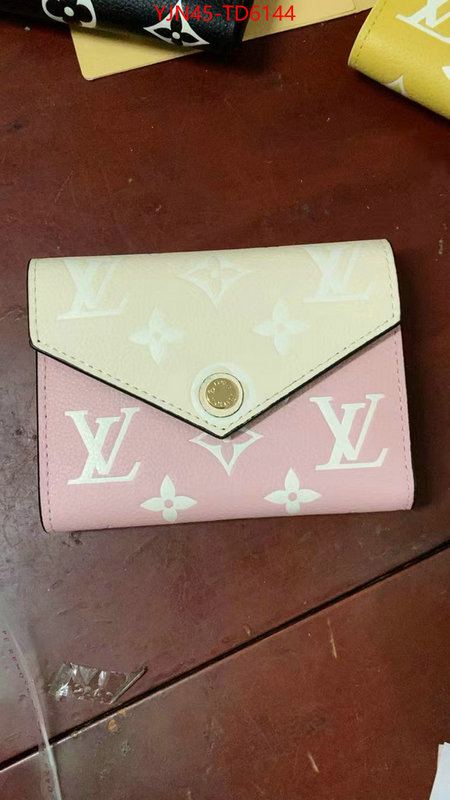 LV Bags(4A)-Wallet,best quality replica ,ID: TD6144,$: 45USD