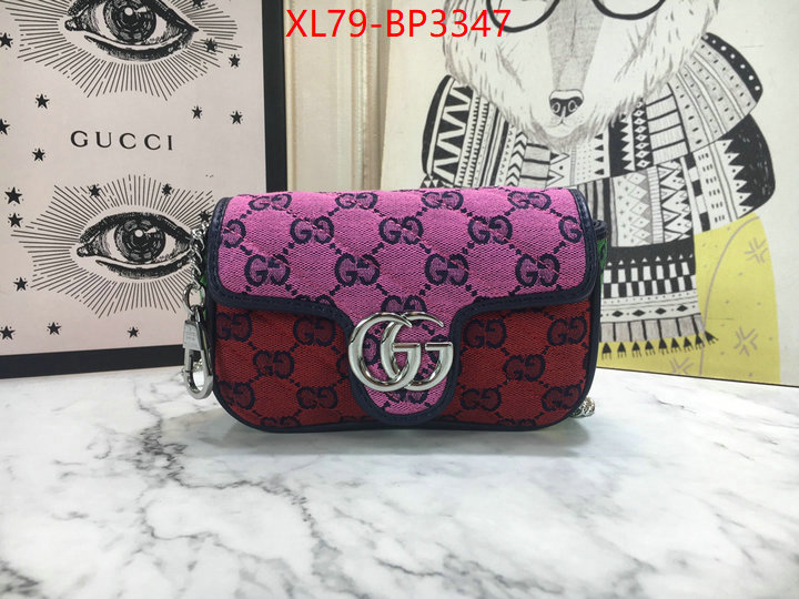 Gucci Bags(4A)-Marmont,2023 replica wholesale cheap sales online ,ID: BP3347,$: 79USD