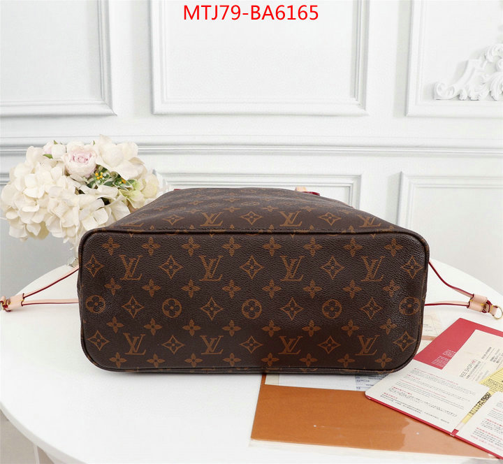 LV Bags(4A)-Neverfull-,practical and versatile replica designer ,ID: BA6165,$: 79USD