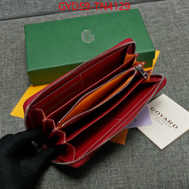 Goyard Bags(4A)-Wallet,aaaaa replica designer ,ID: TN4129,$: 59USD