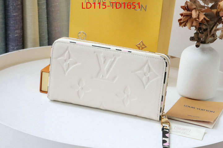 LV Bags(TOP)-Wallet,ID: TD1651,$: 115USD