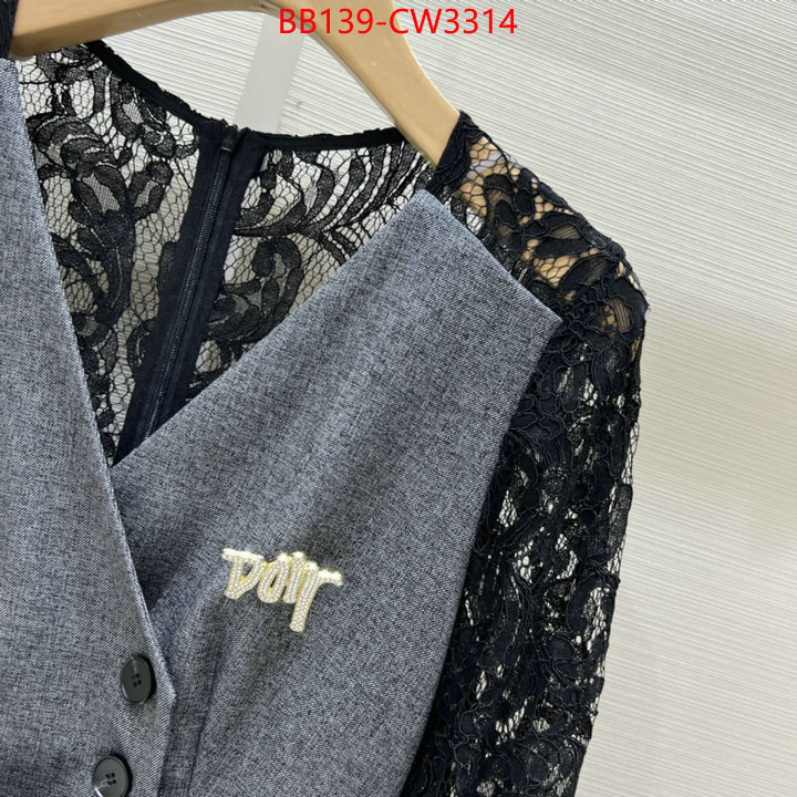 Clothing-Dior,fake cheap best online , ID: CW3314,$: 139USD