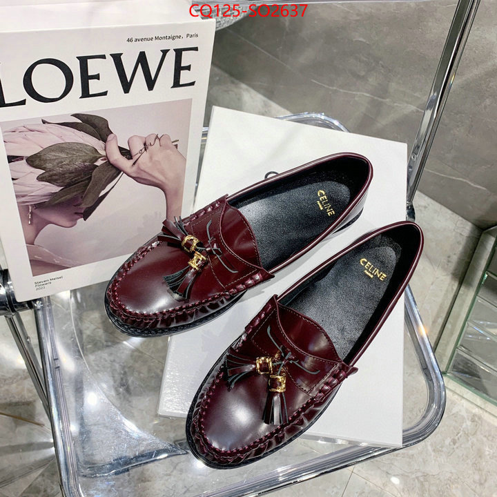 Women Shoes-CELINE,buy cheap replica , ID: SO2637,$: 125USD
