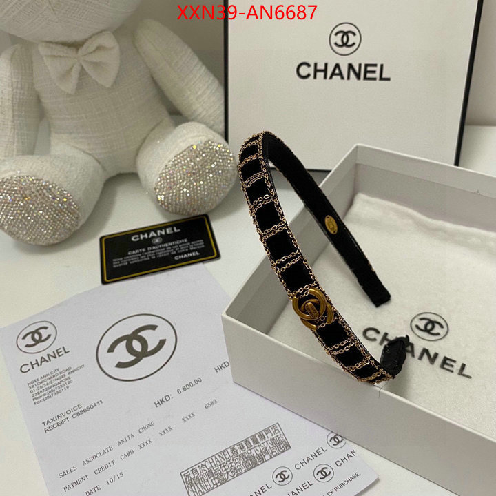 Hair band-Chanel,1:1 clone , ID: AN6687,$: 39USD