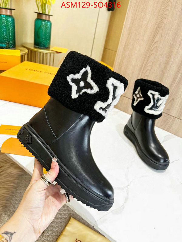 Women Shoes-LV,high quality 1:1 replica , ID: SO4316,$: 129USD