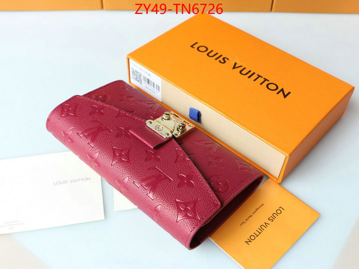 LV Bags(4A)-Wallet,ID: TN6726,$: 49USD