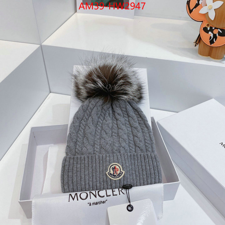 Cap (Hat)-Moncler,high quality replica designer , ID: HW2947,$: 39USD