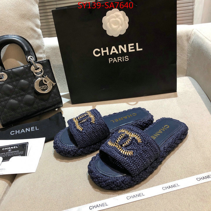 Women Shoes-Chanel,buy replica , ID: SA7640,$: 139USD