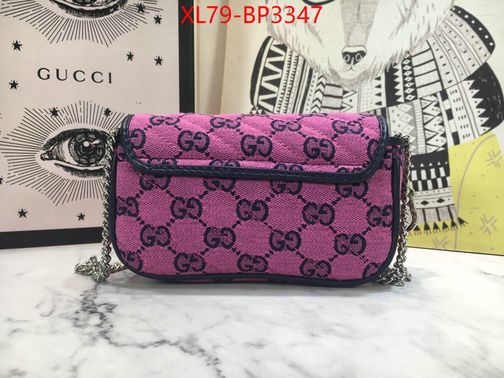 Gucci Bags(4A)-Marmont,2023 replica wholesale cheap sales online ,ID: BP3347,$: 79USD