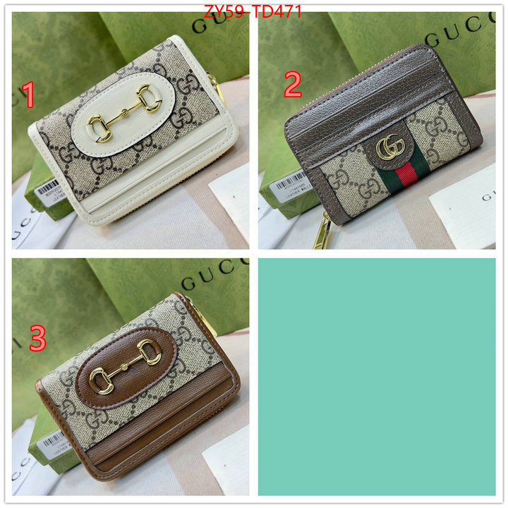 Gucci Bags(4A)-Wallet-,ID: TD471,$: 59USD