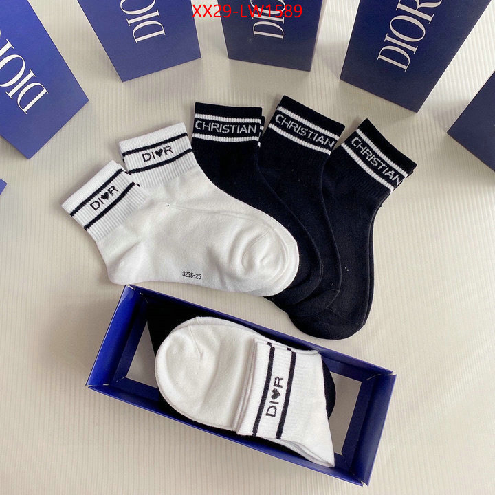 Sock-Dior,shop the best high quality , ID: LW1589,$: 29USD
