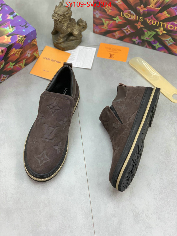 Men Shoes-LV,wholesale imitation designer replicas , ID: SW3074,$: 109USD