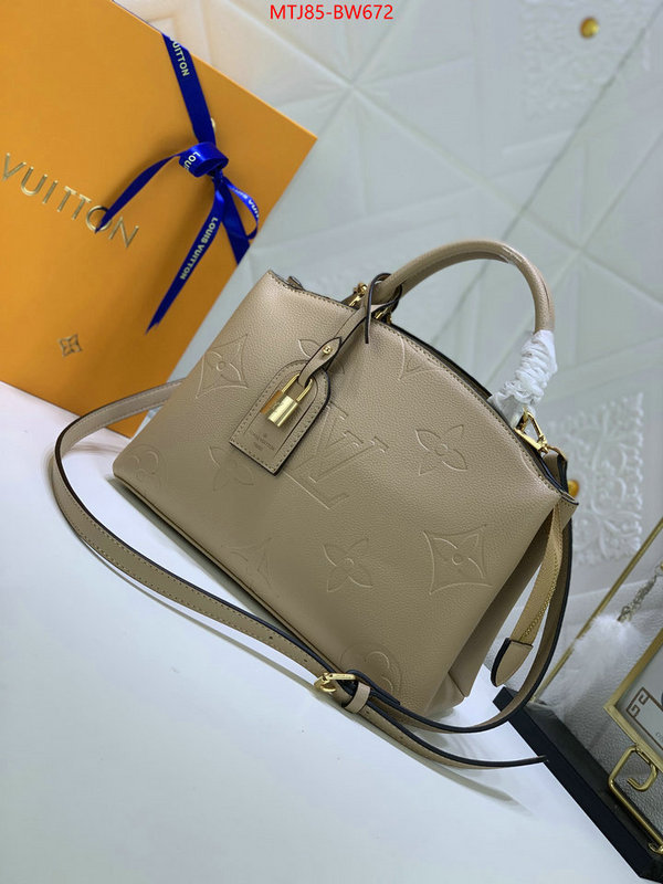 LV Bags(4A)-Handbag Collection-,mirror quality ,ID: BW672,$: 85USD