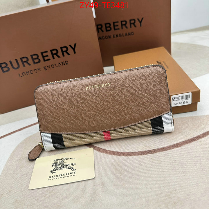 Burberry Bags(4A)-Wallet,what is aaaaa quality ,ID: TE3481,$: 49USD