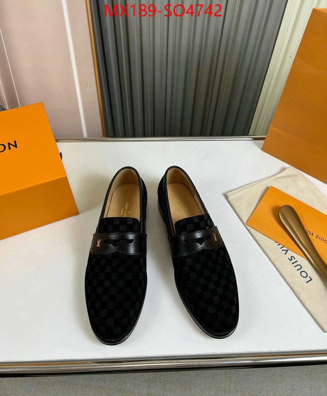 Men Shoes-LV,2023 aaaaa replica 1st copy , ID: SO4742,$: 189USD