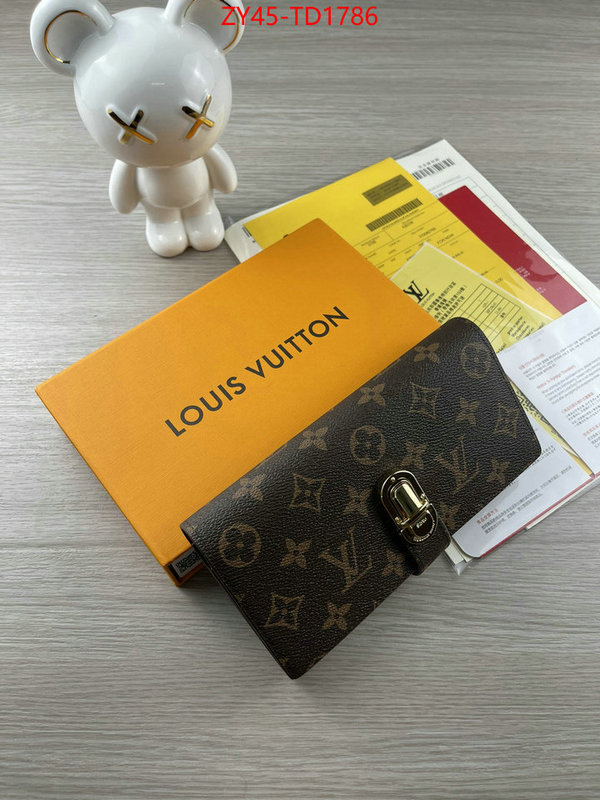 LV Bags(4A)-Wallet,ID: TD1786,$: 45USD