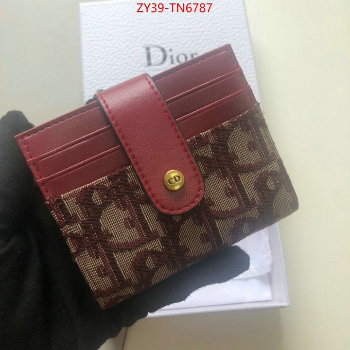 Dior Bags(4A)-Wallet-,ID: TN6787,$: 39USD