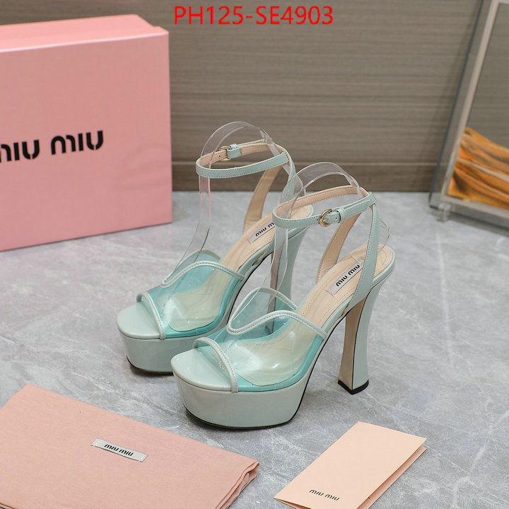 Women Shoes-Miu Miu,high quality designer replica , ID: SE4903,$: 125USD