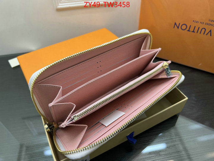 LV Bags(4A)-Wallet,wholesale 2023 replica ,ID: TW3458,$: 49USD