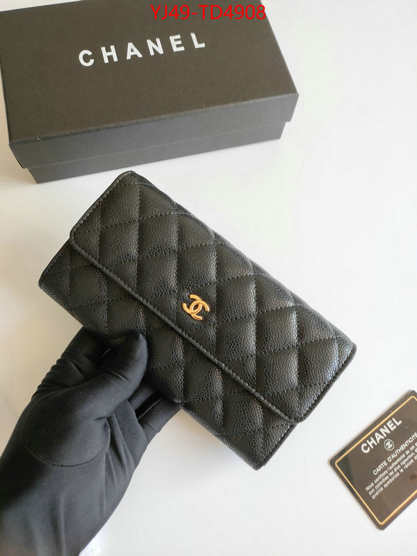 Chanel Bags(4A)-Wallet-,ID: TD4908,$: 49USD