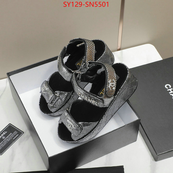 Women Shoes-Chanel,1:1 replica wholesale , ID: SN5501,$: 129USD