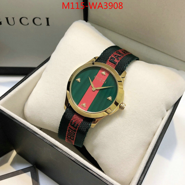 Watch(4A)-Gucci,best quality replica ,ID: WA3908,$: 115USD