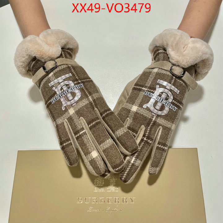 Gloves-Burberry,top quality replica , ID: VO3479,$: 49USD