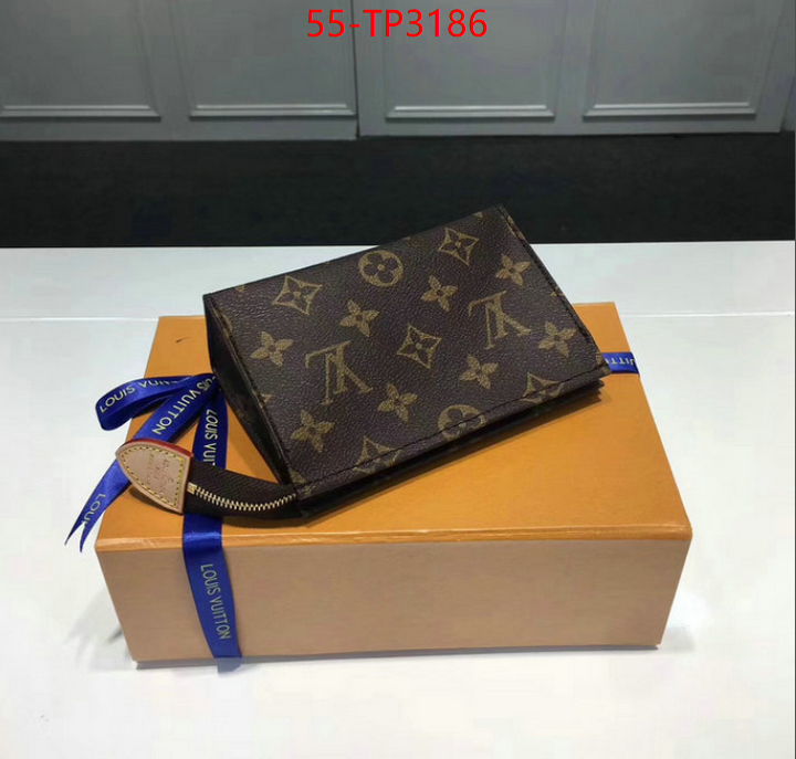 LV Bags(TOP)-Wallet,ID: TP3186,$: 55USD