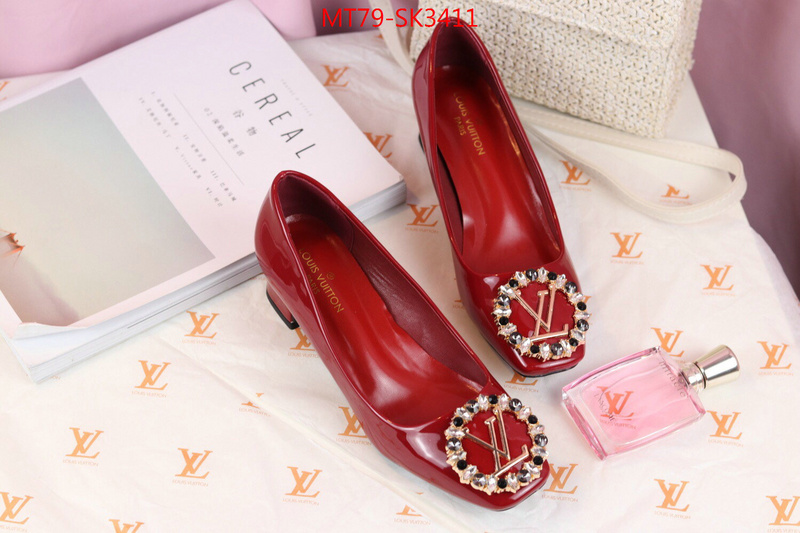 Women Shoes-LV,counter quality , ID: SK3411,$:79USD