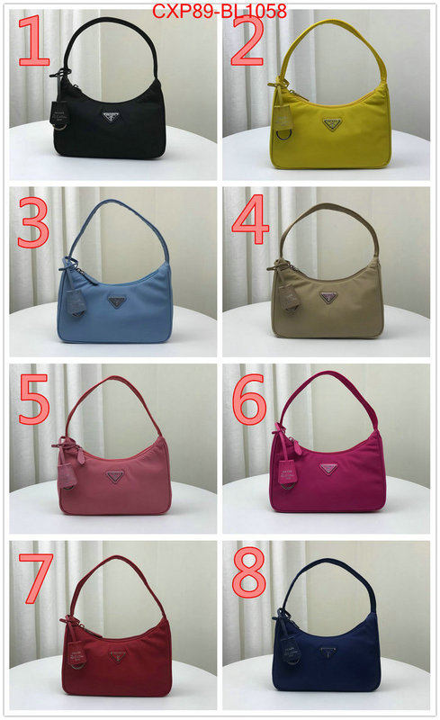 Prada Bags(TOP)-Re-Edition 2000,ID: BL1058,$: 89USD