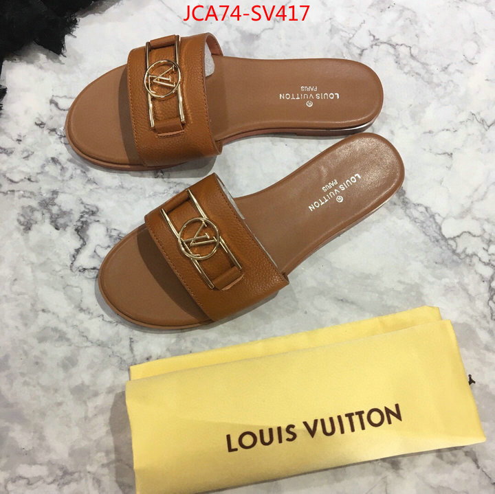 Women Shoes-LV,what 1:1 replica , ID: SV417,$:74USD