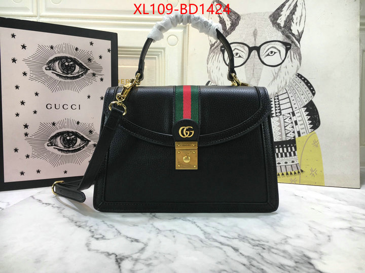 Gucci Bags(4A)-Handbag-,top quality designer replica ,ID: BD1424,$: 109USD