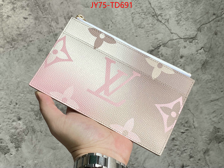 LV Bags(TOP)-Wallet,ID: TD691,$: 75USD