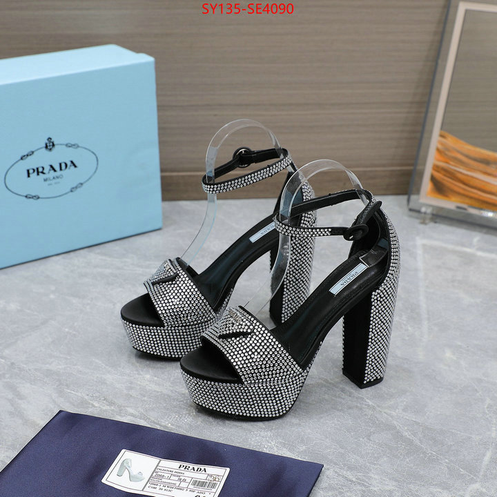 Women Shoes-Prada,mirror quality , ID: SE4090,$: 135USD