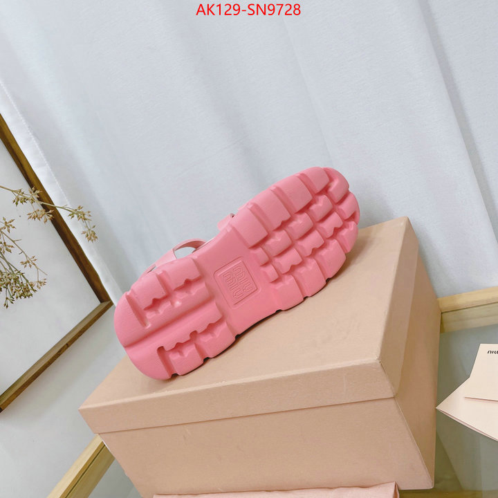 Women Shoes-Miu Miu,mirror quality , ID: SN9728,$: 129USD