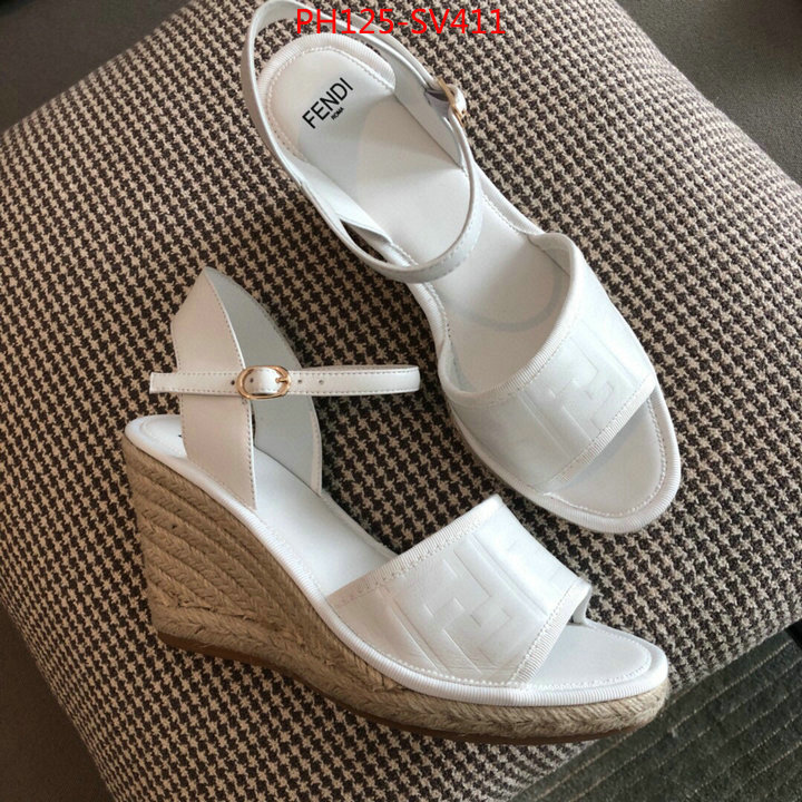 Women Shoes-Fendi,replica online , ID: SV411,$:125USD