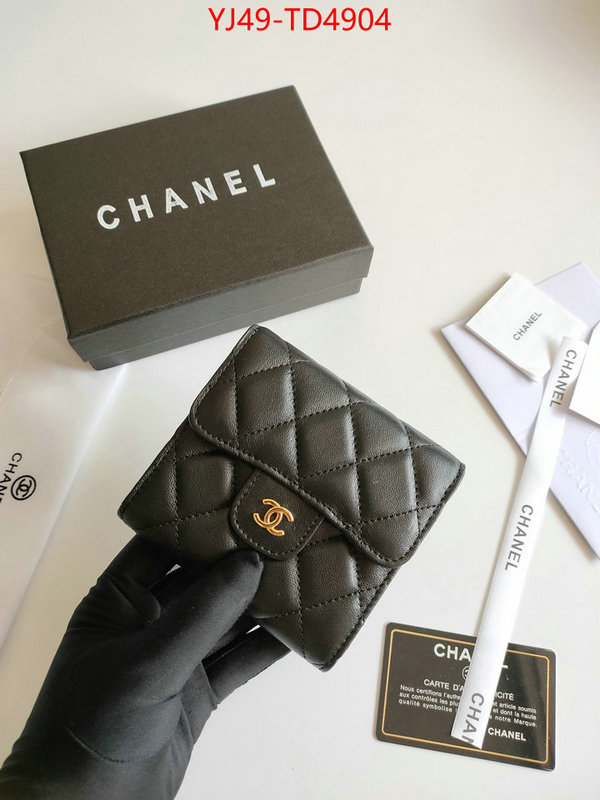 Chanel Bags(4A)-Wallet-,ID: TD4904,$: 49USD