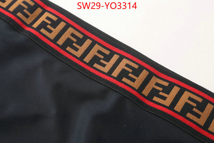 Swimsuit-Fendi,highest quality replica , ID: YO3314,$: 29USD