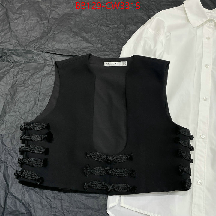 Clothing-Dior,replica how can you , ID: CW3318,$: 129USD